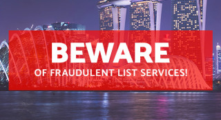 Beware of fraudulent list services!