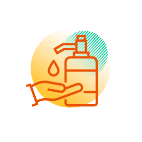Hand sanitiser will be available at the event