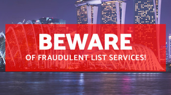 Beware of fraudulent list services!