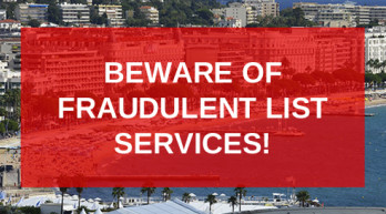 Beware of fraudulent list services!