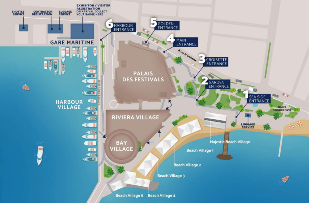 TFWA World Exhibition & Conference 2026 - Map of the event
